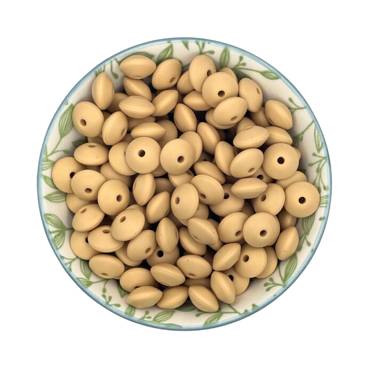 Siliconen kralen tussenschijfjes havermout