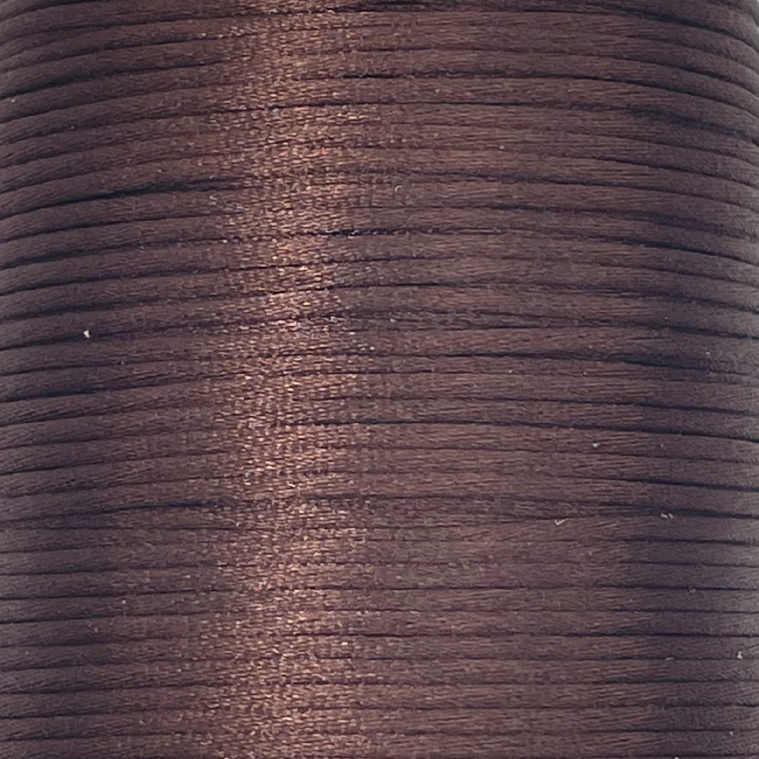 Rijgdraad bruin 1,5mm