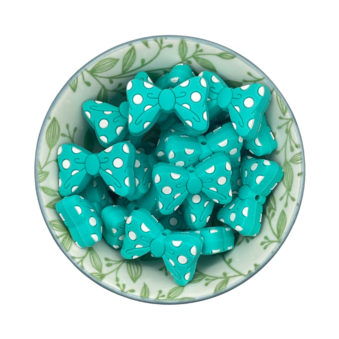 Figuurkralen Strik Turquoise