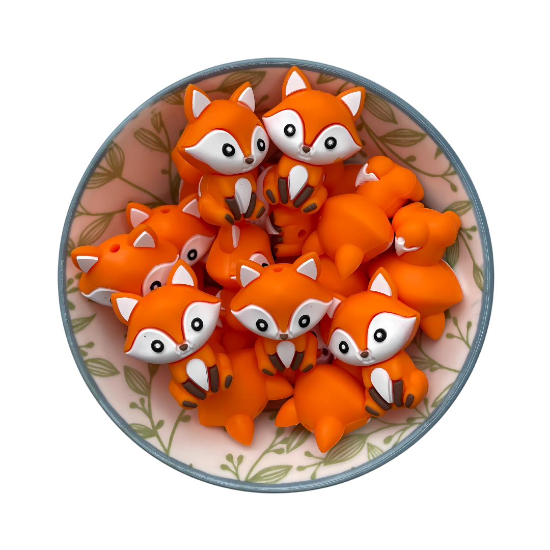 Figuurkralen Vosje Oranje 3D