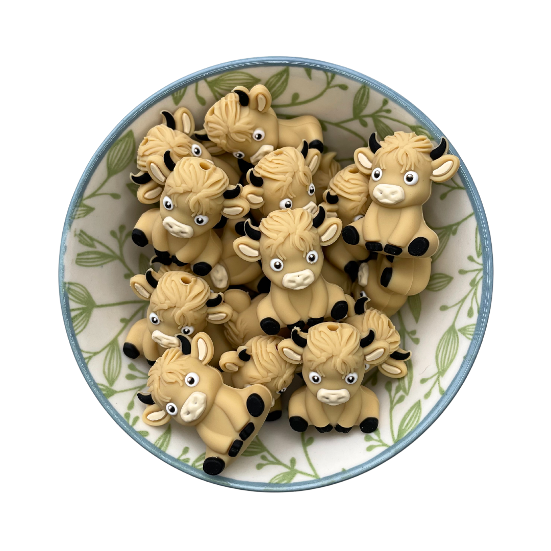 Figuurkralen Hooglander Creme 3D