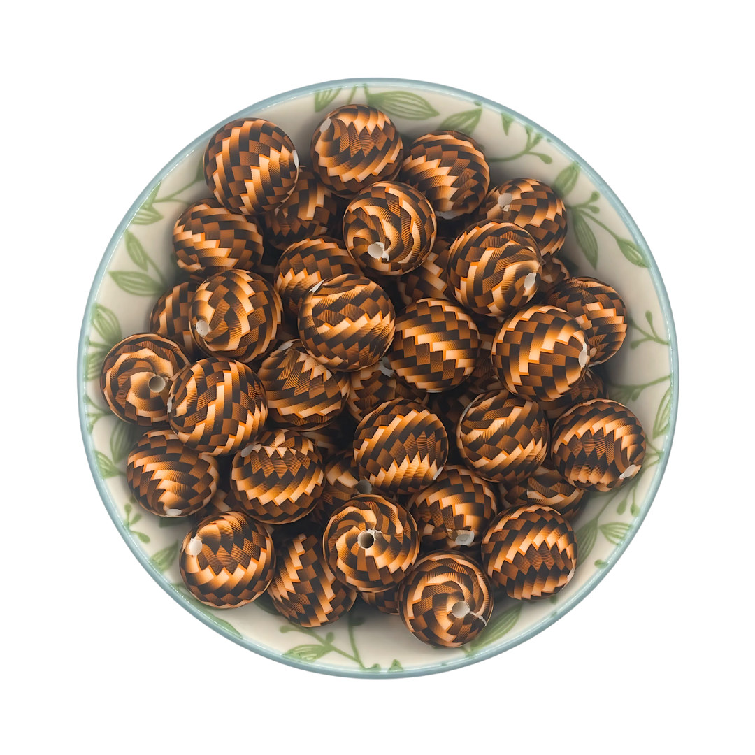 Siliconen printkralen 15mm Parquete