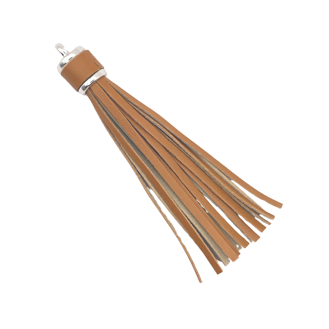 tazzle Kwast voor sleutelhanger tassenhanger latte bruin
