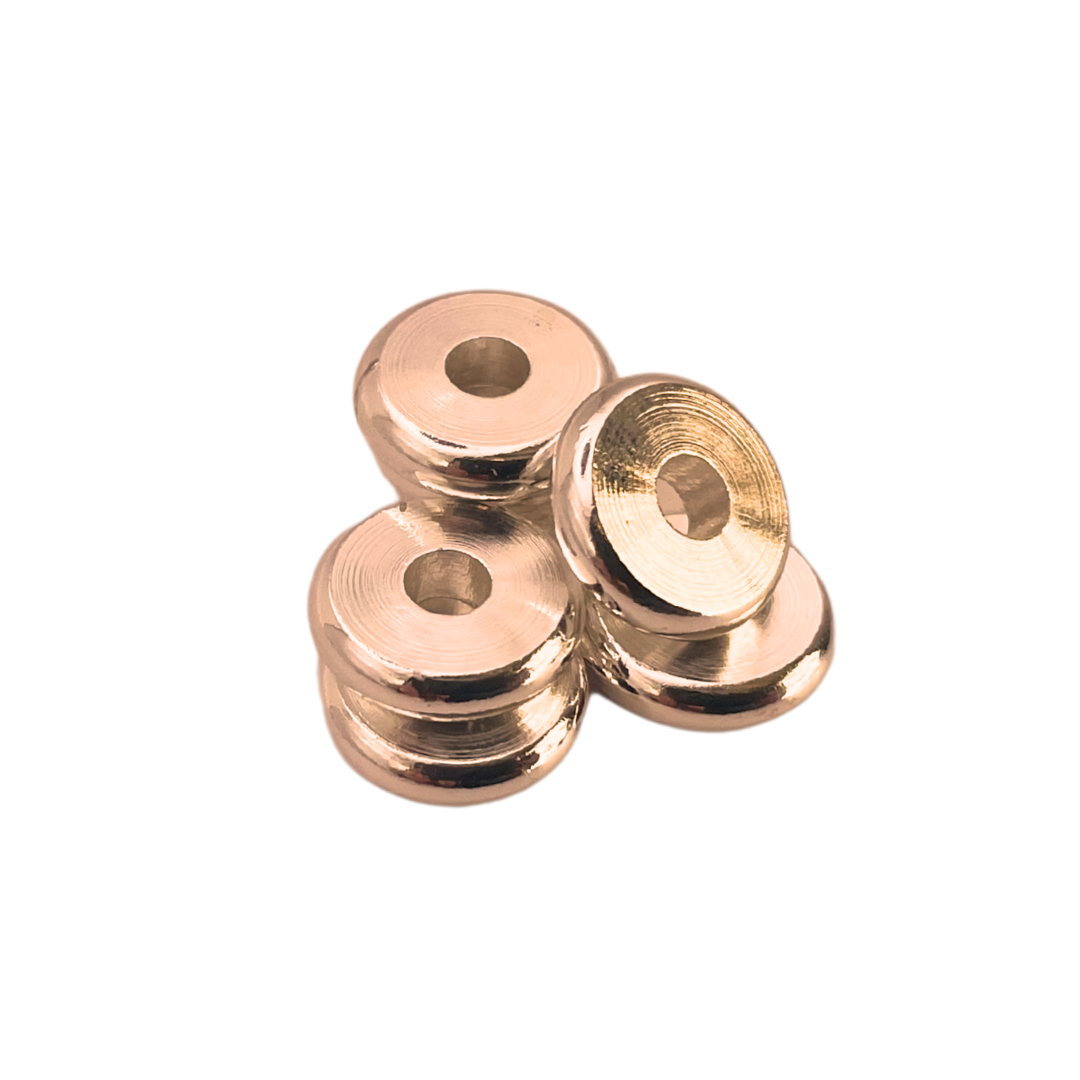 Metaal tussenschijfjes rose gold