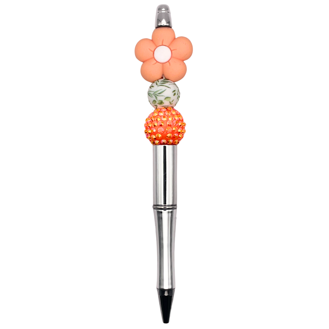 Kralenpen Flower Perzik