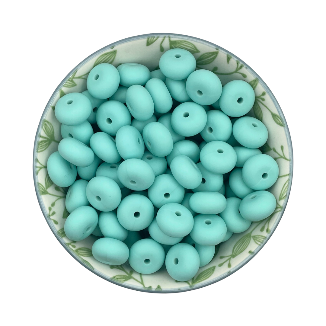 Siliconen Kralen Aruba Blauw