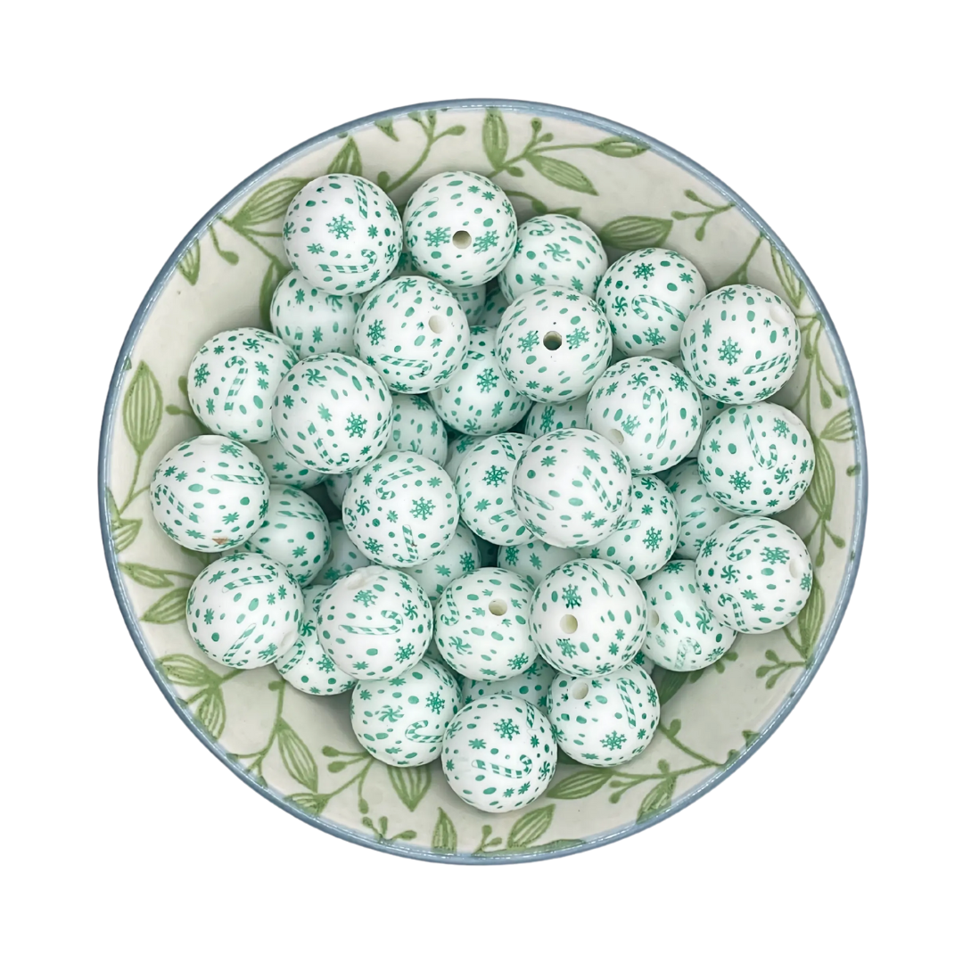 Printkralen Candy Cane Green