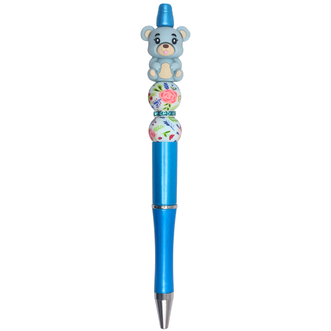 Kralenpen Beertje Blauw