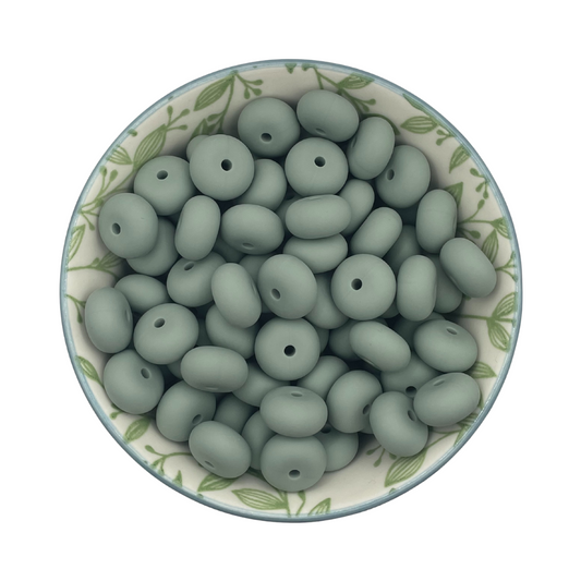 Siliconen kralen abacus Hazy