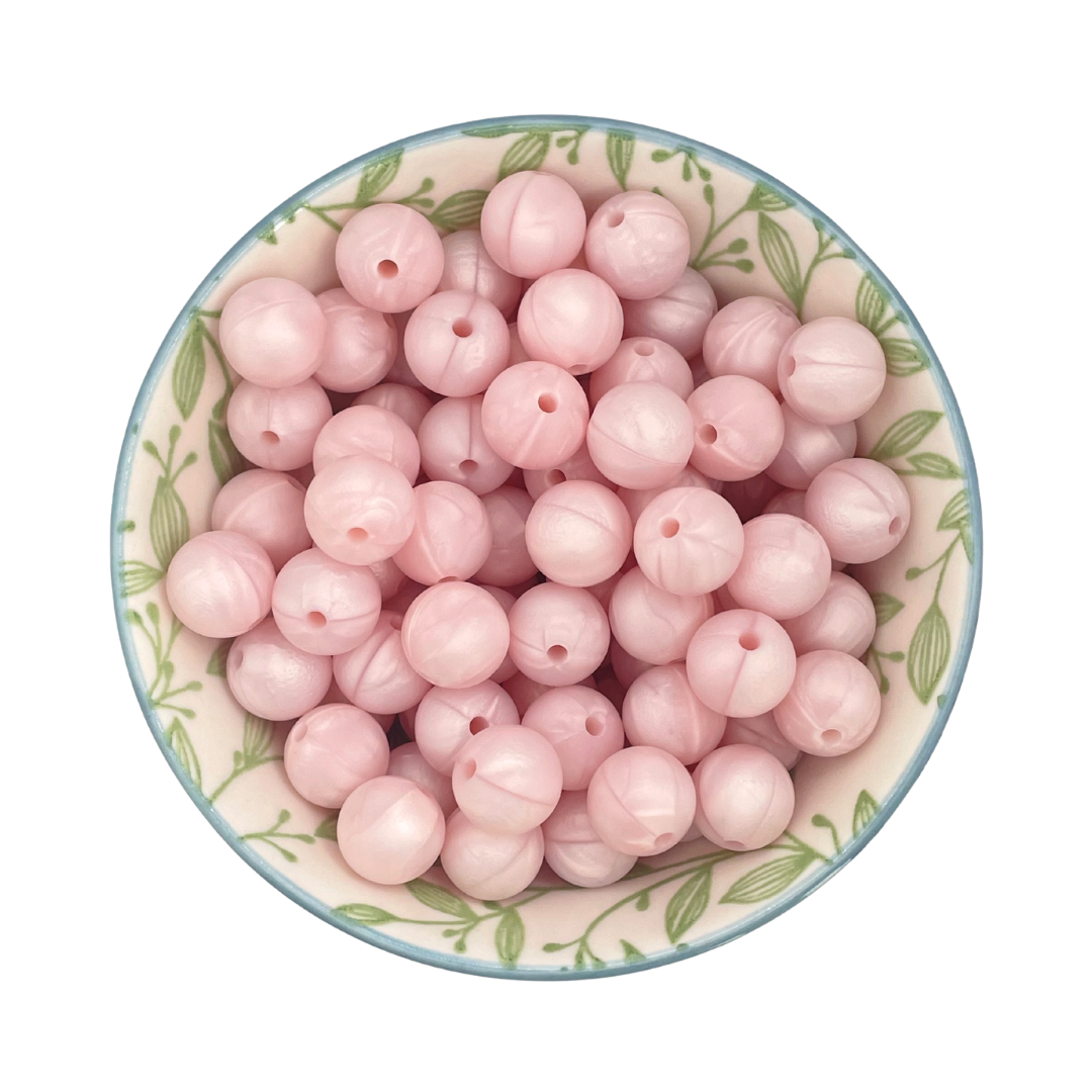 Siliconen Kralen Pink Pearl