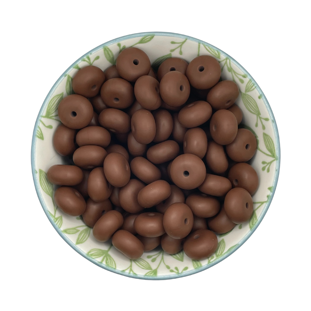 Siliconen kralen abacus choco