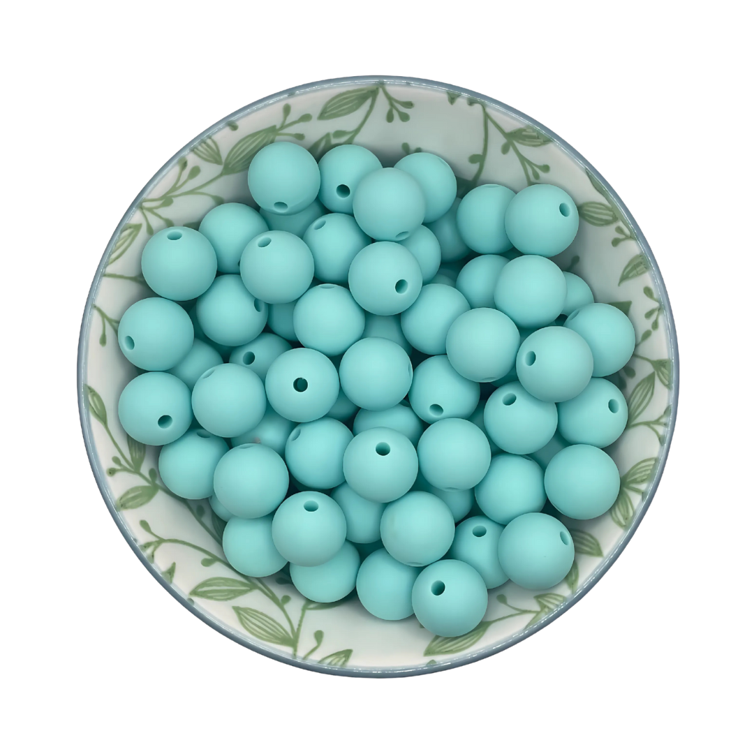 Siliconen Kralen Aruba Blauw