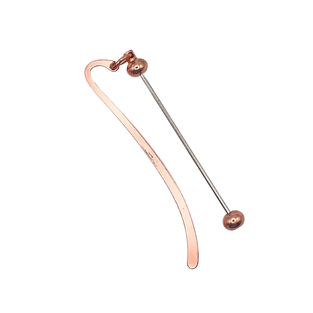 kralen boekenlegger roze gold