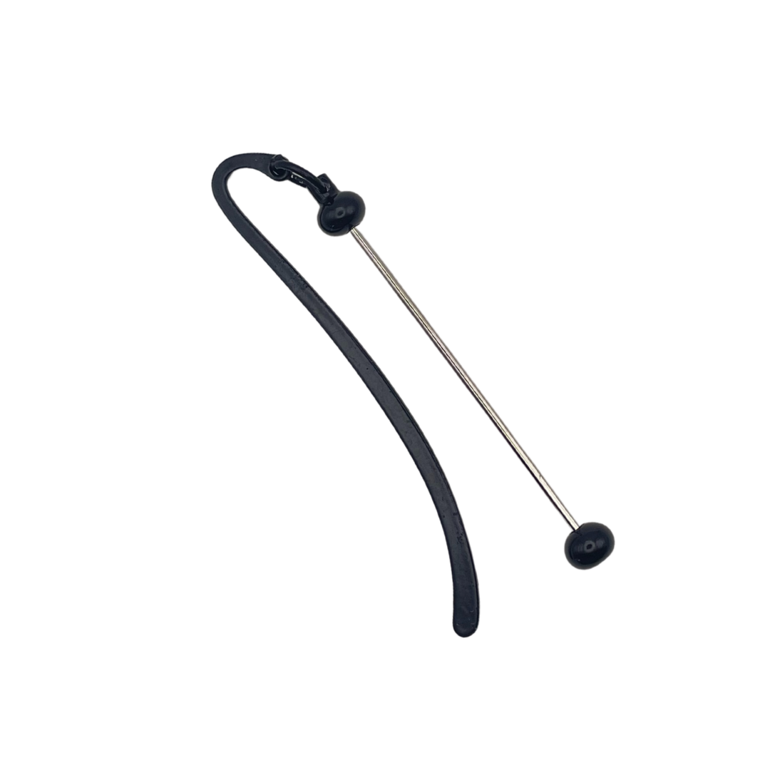 kralen Boekenlegger zwart