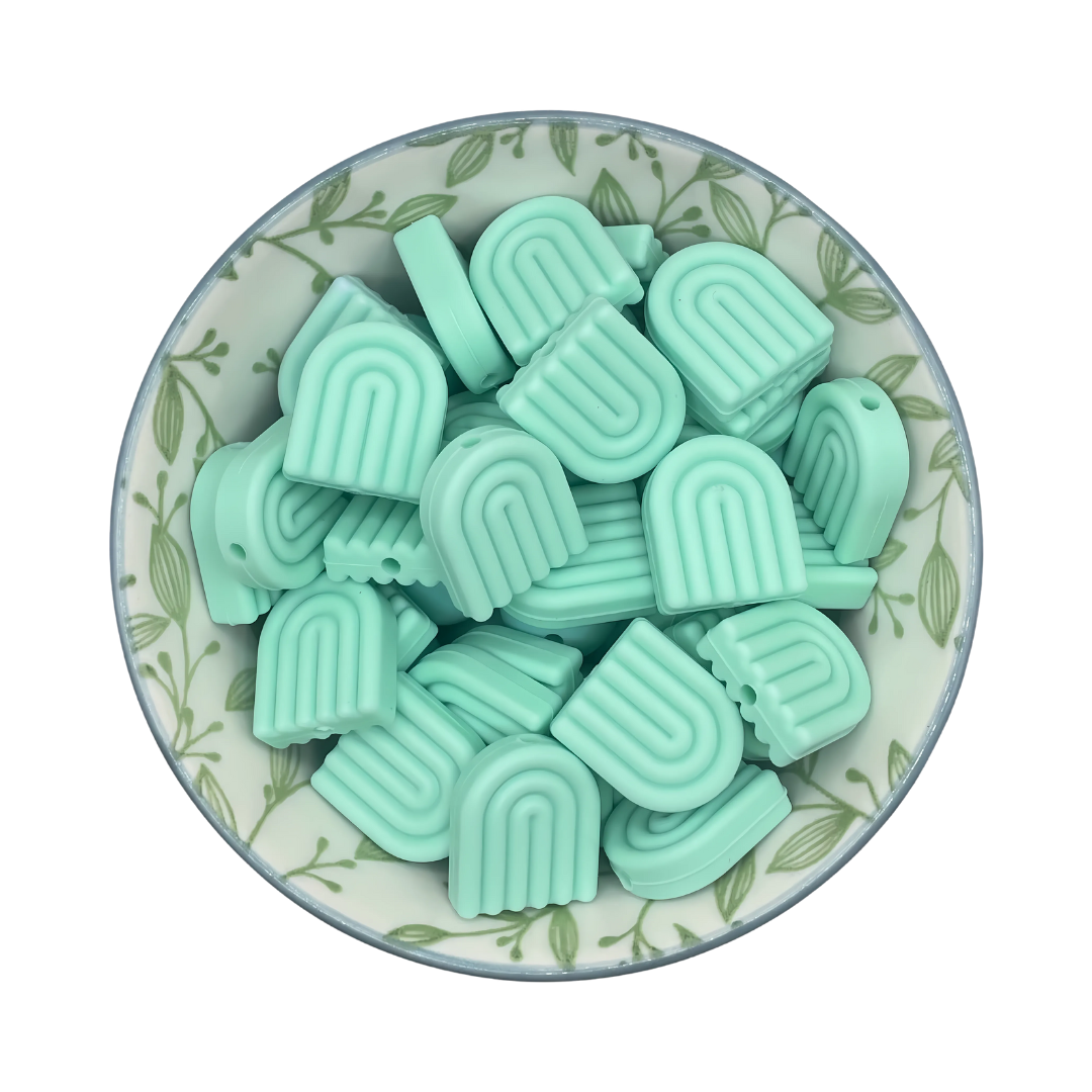Figuurkralen Regenboog Mint