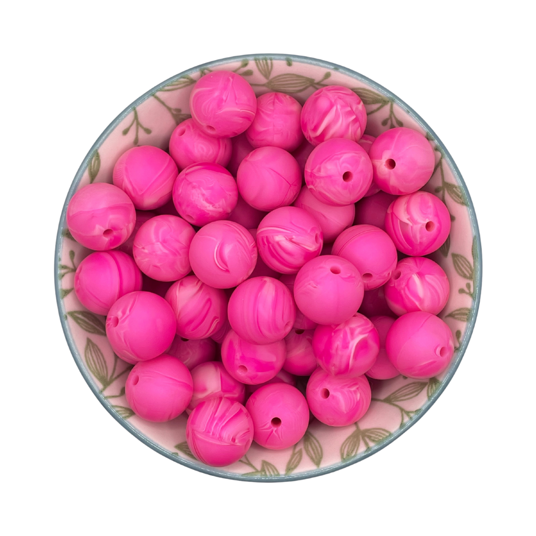 printkralen Marble hot pink