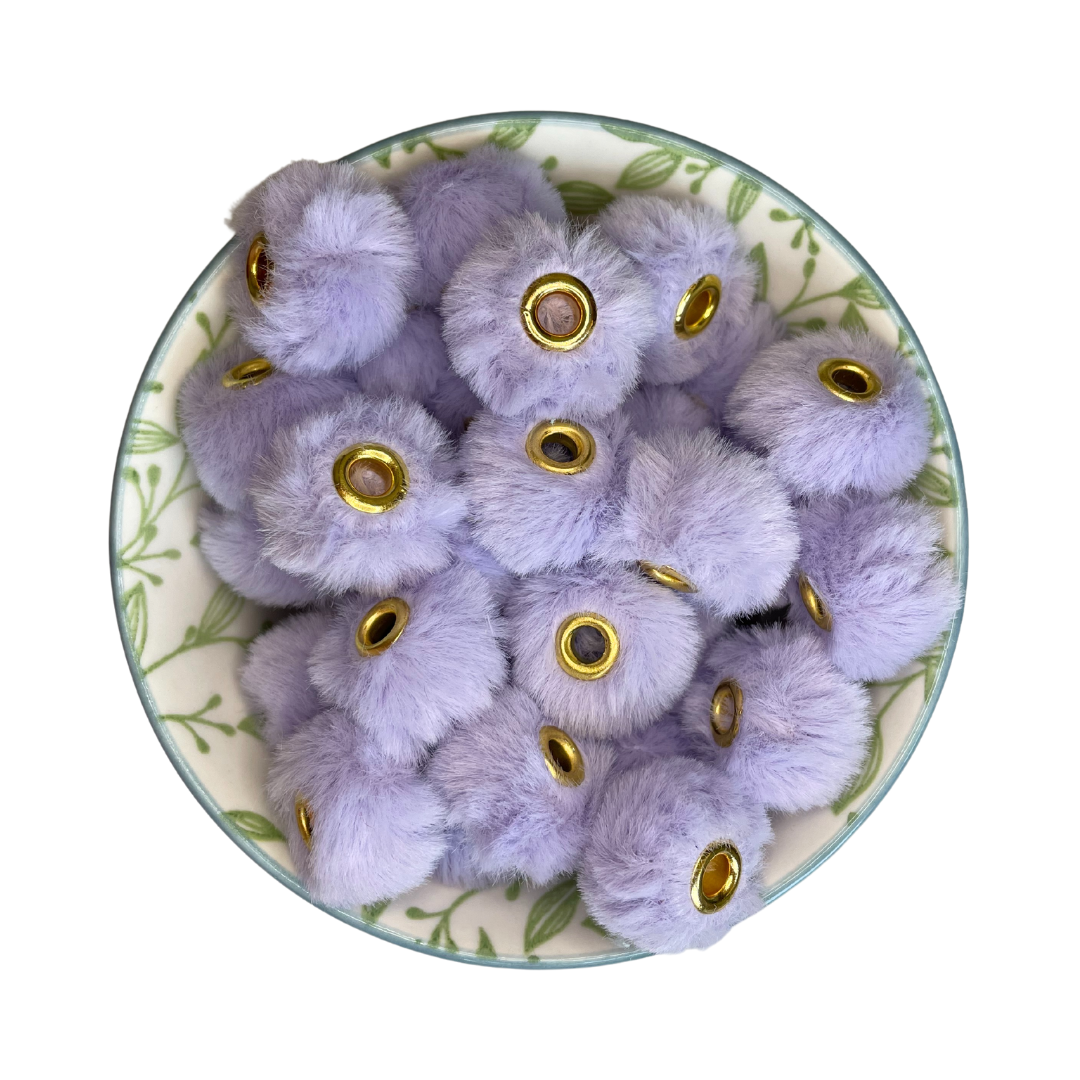 fluffy kralen paars lila