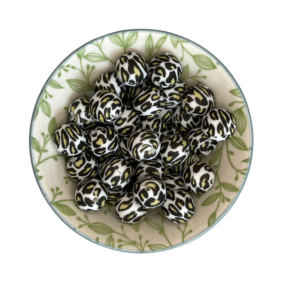 siliconen printkralen luipaard