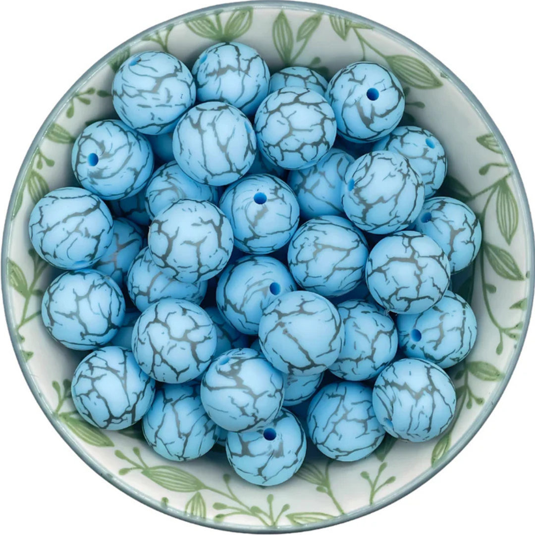 Printkralen Stone Blue