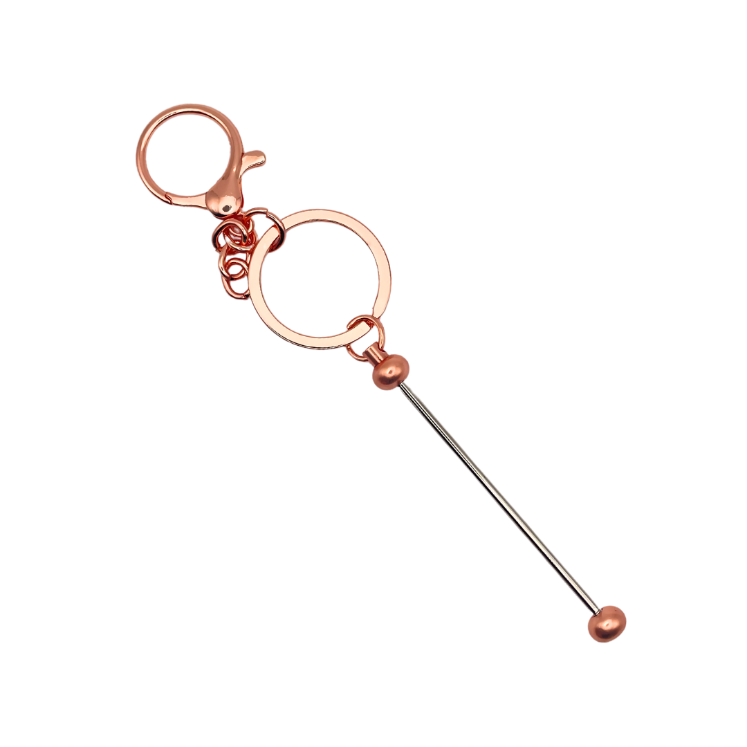 Sleutel hanger voor kralen rosegold