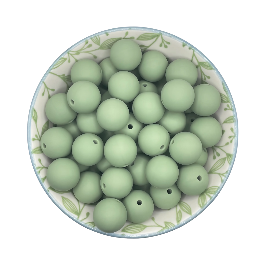 Siliconen Kralen Stone Green