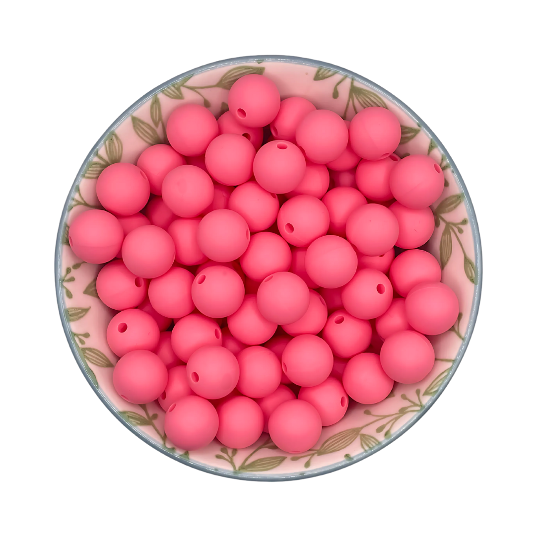 Siliconen Kralen Roze