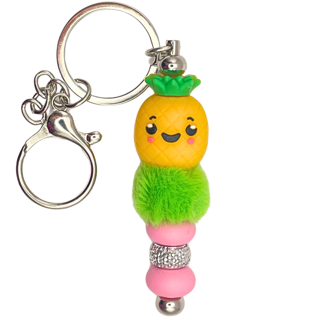 Sleutelhanger op staaf Ananas