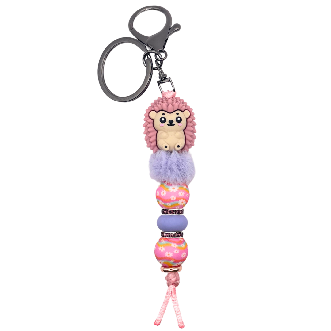 Sleutelhanger Egel Pink