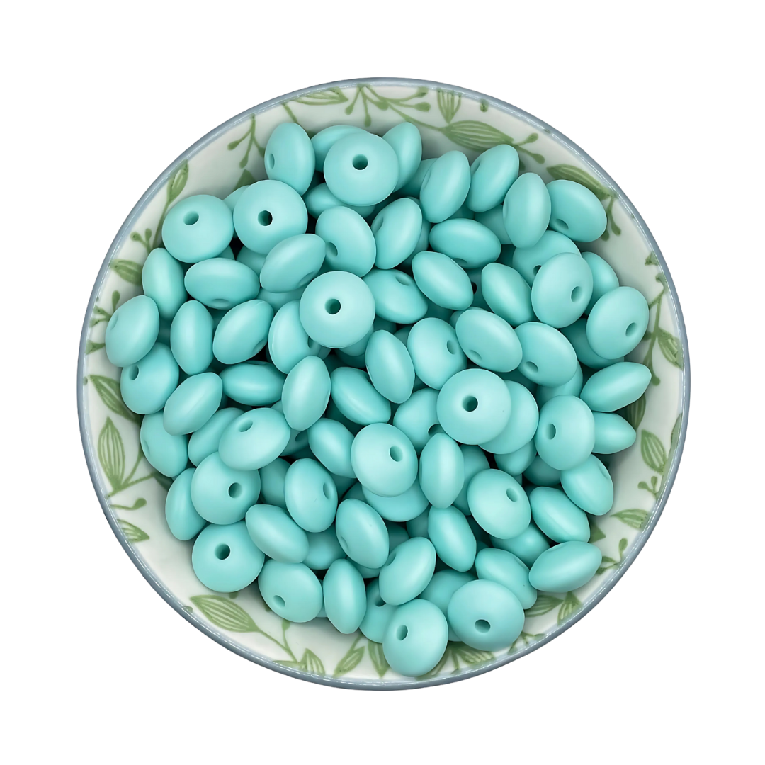Siliconen Kralen Aruba Blauw