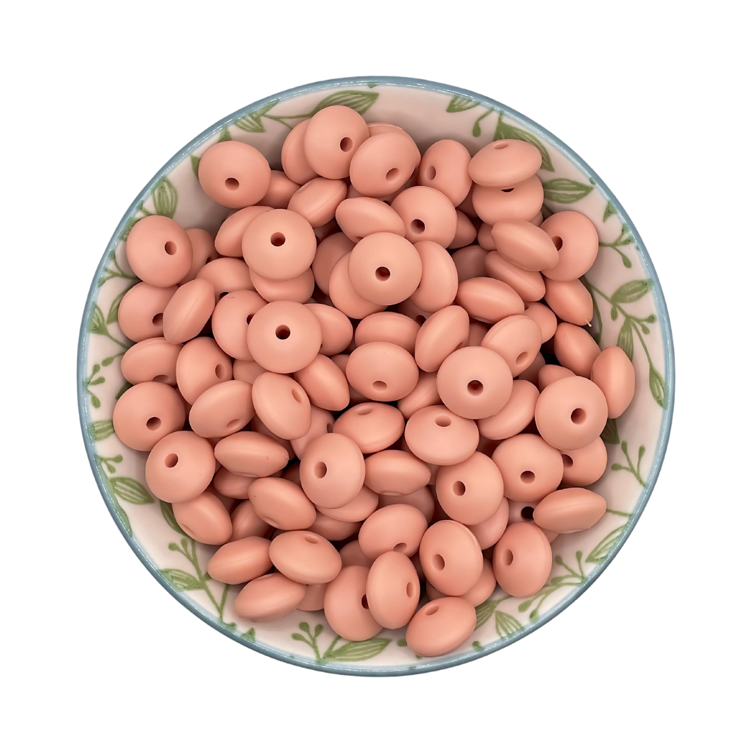 Siliconen tussenschijfjes Donker blush