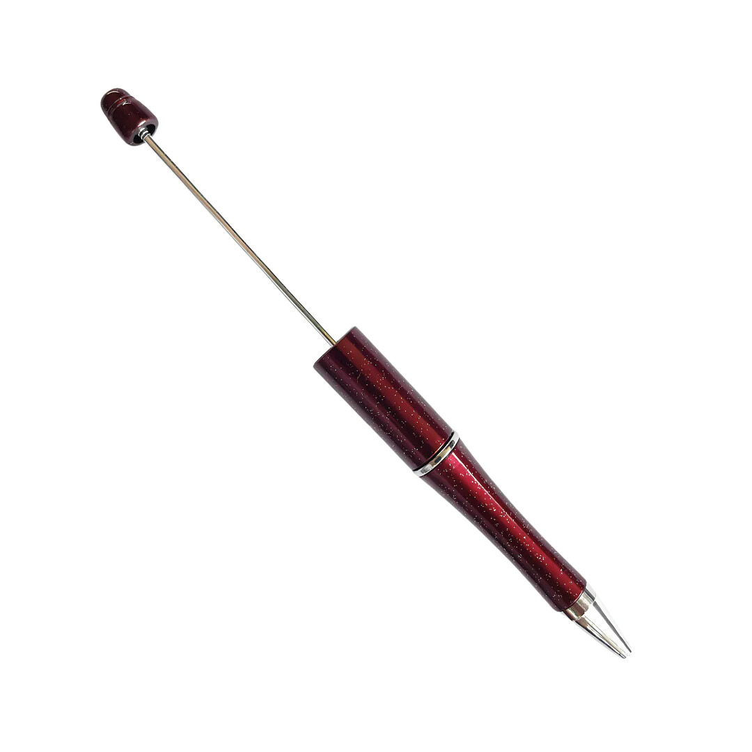 Pen om te versieren met kralen bordeaux shimmer