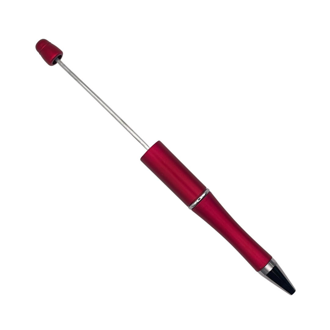 kralen pen bordeaux rood mat