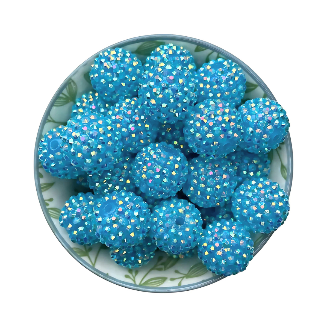 Rhinestone Blauw