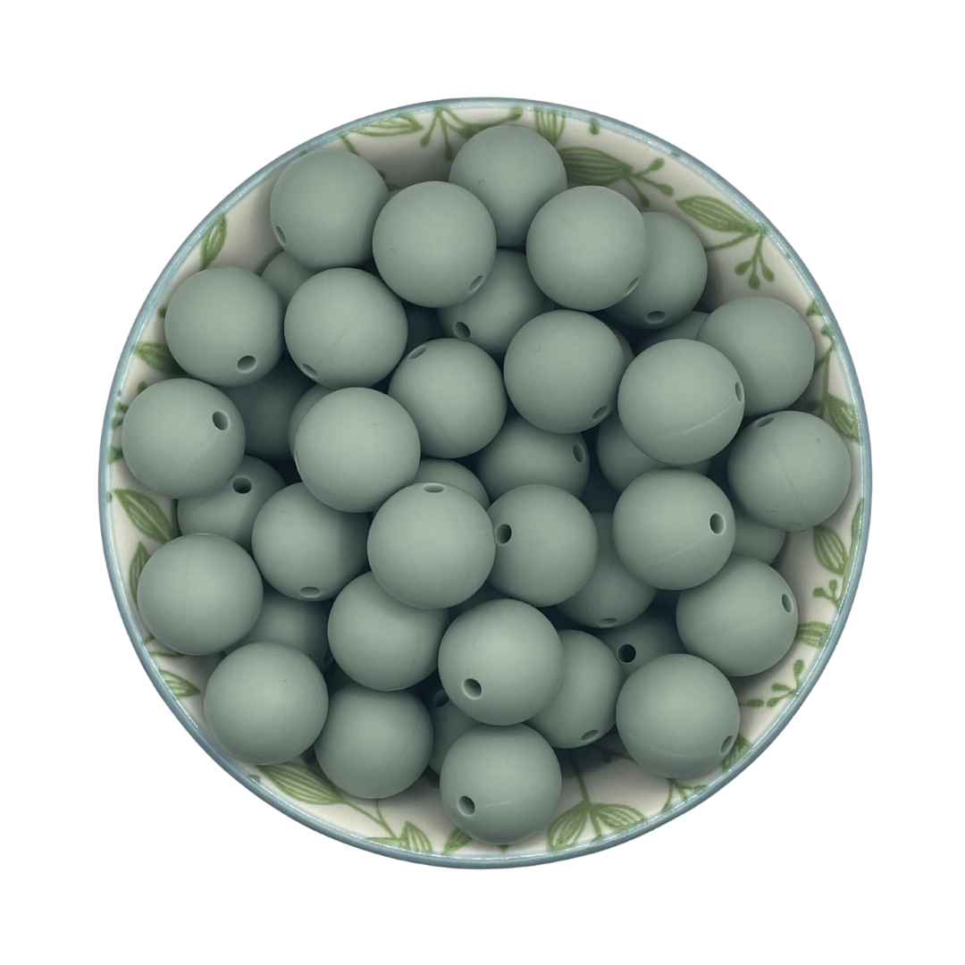 Siliconen kralen 15mm hazy