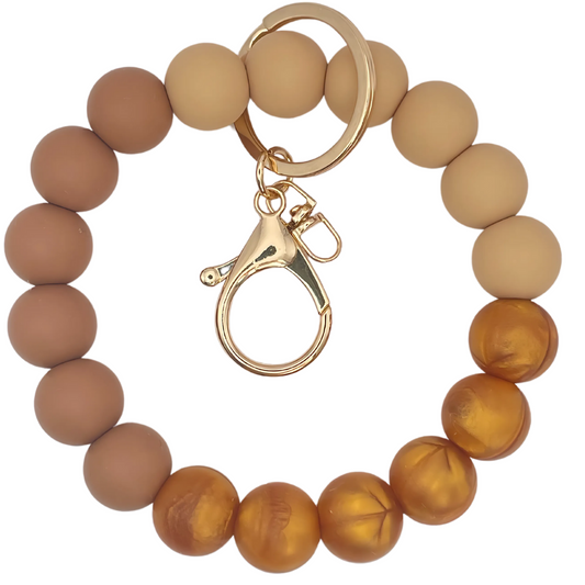 Keychain Wristlet Gold