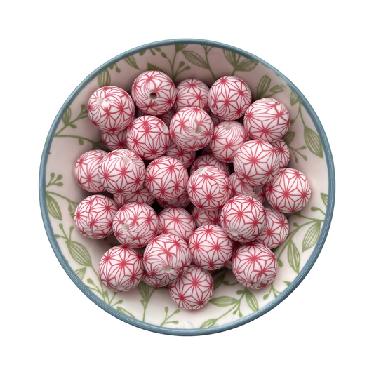Printkralen Temari Rood