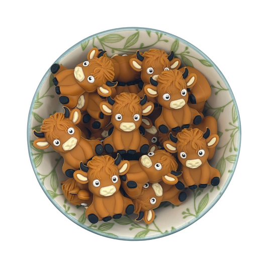 Figuurkralen Hooglander Bruin 3D