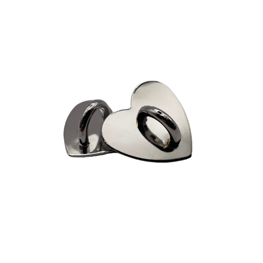 Zelfklevende Telefoon Ringen Love Zilver