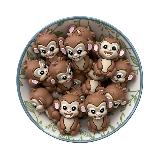 Figuurkralen Aapje Bruin 3D