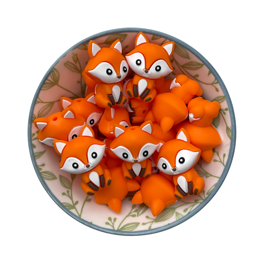 Figuurkralen Vosje Oranje 3D