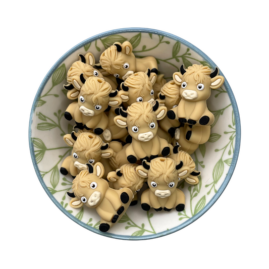 Figuurkralen Hooglander Creme 3D