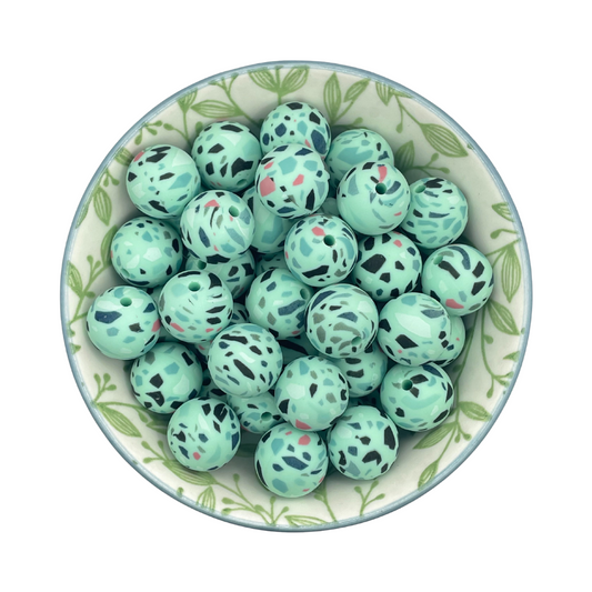 Printkralen Terrazzo Mint