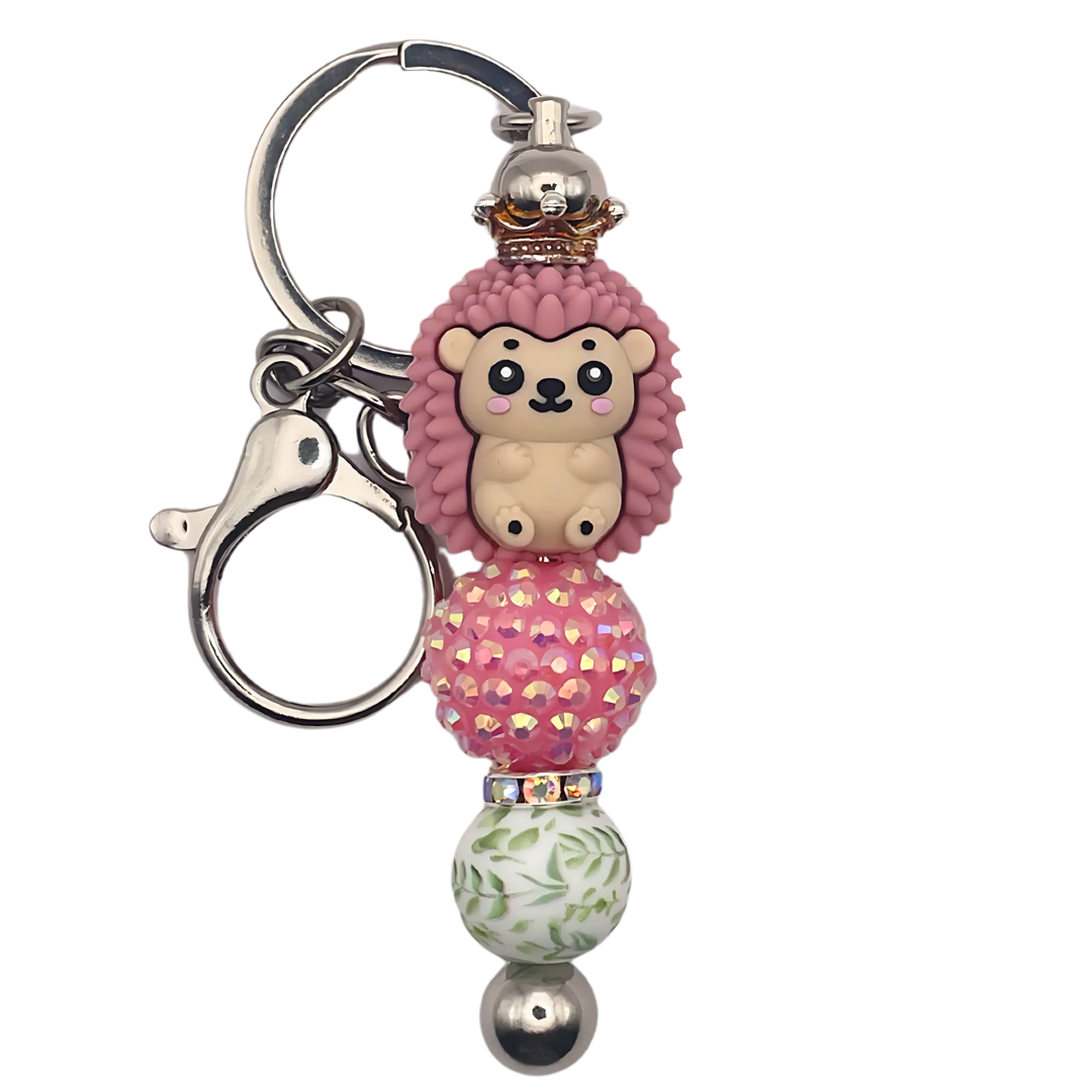 Sleutelhanger Deluxe Egel Mauv