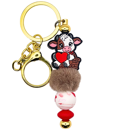 Sleutelhanger Deluxe Love Cow