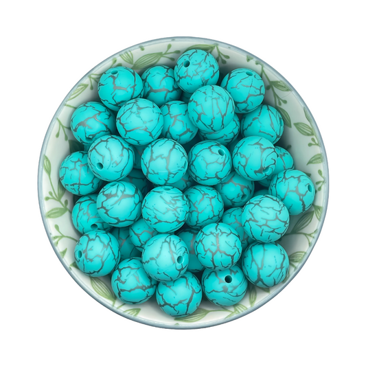 Printkralen Stone Turquoise