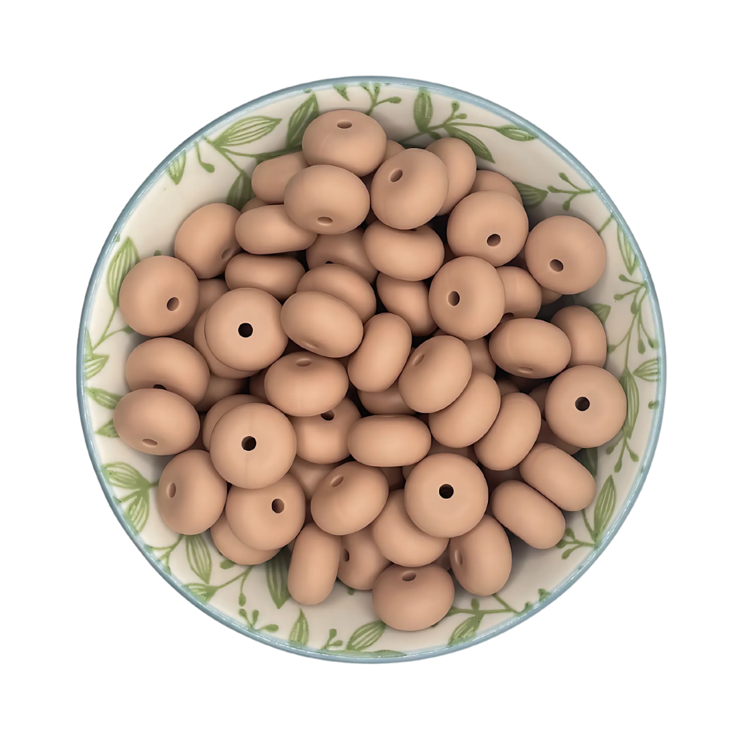 Siliconen kralen sandstone abacus