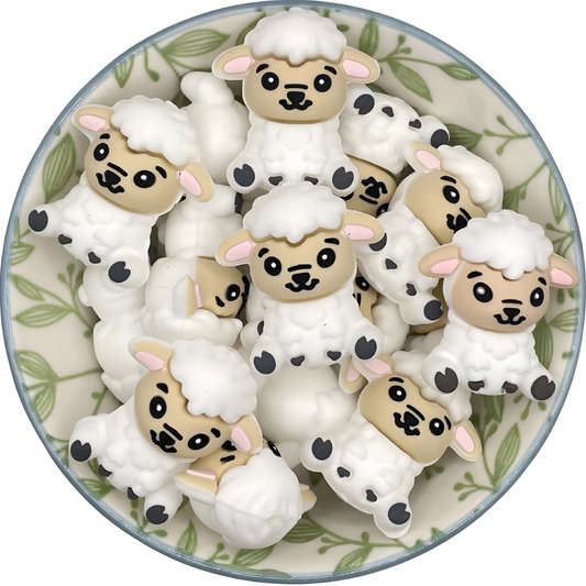 Siliconen figuurkralen schaap