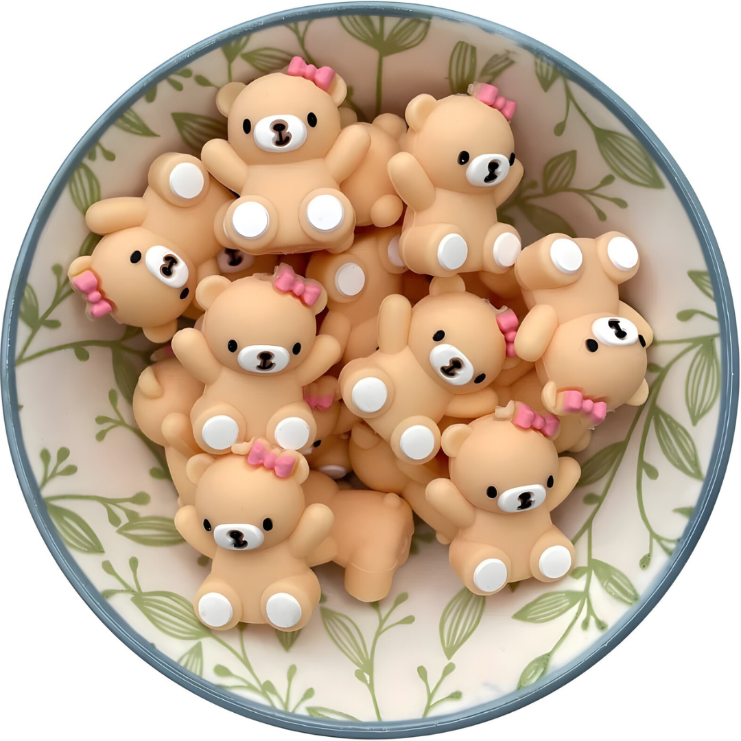 Siliconen Figuurkralen teddy beer