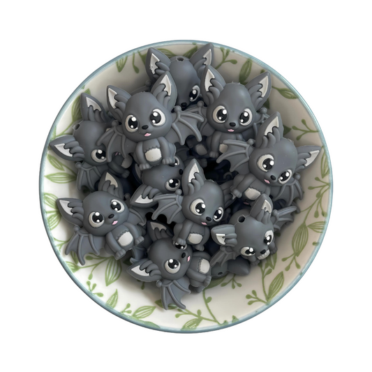 Figuurkralen Vleermuis Grijs 3D