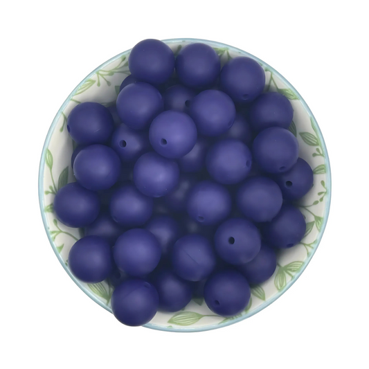 Siliconen Kralen Midnight Blue